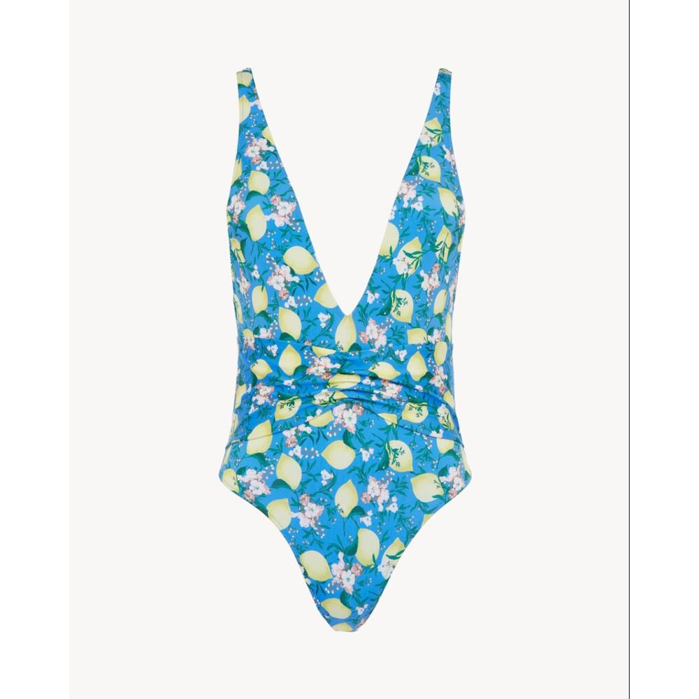 NWT La Perla Amalfi Twist One-Piece Swimsuit Floral Size M $475